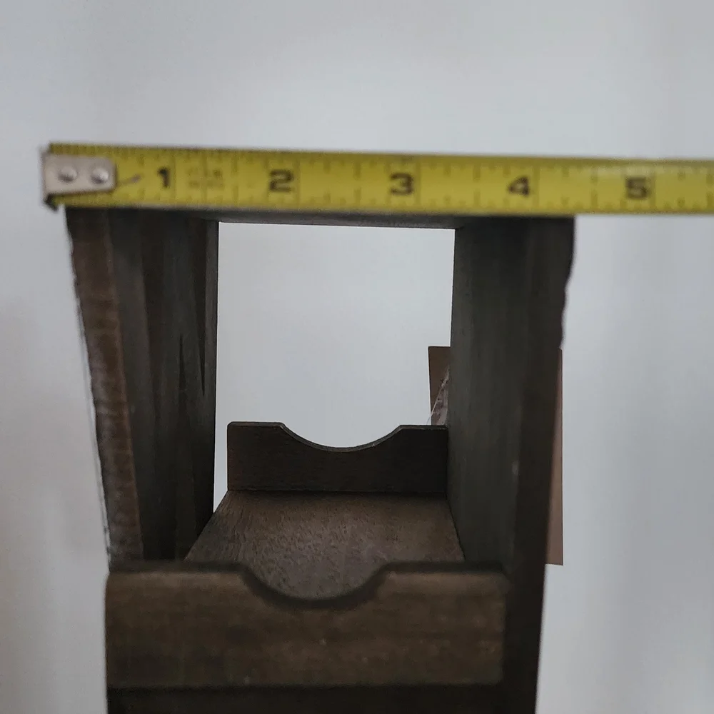 Rustic Wooden Wine Rack